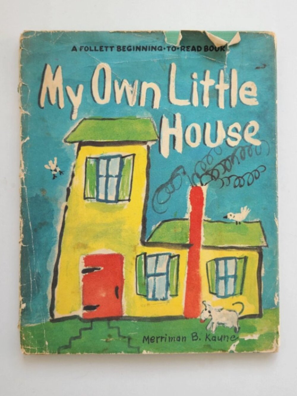 5/$15 Vintage Kids Book My Own Little House Follett Beginning to Read Kaune 1957